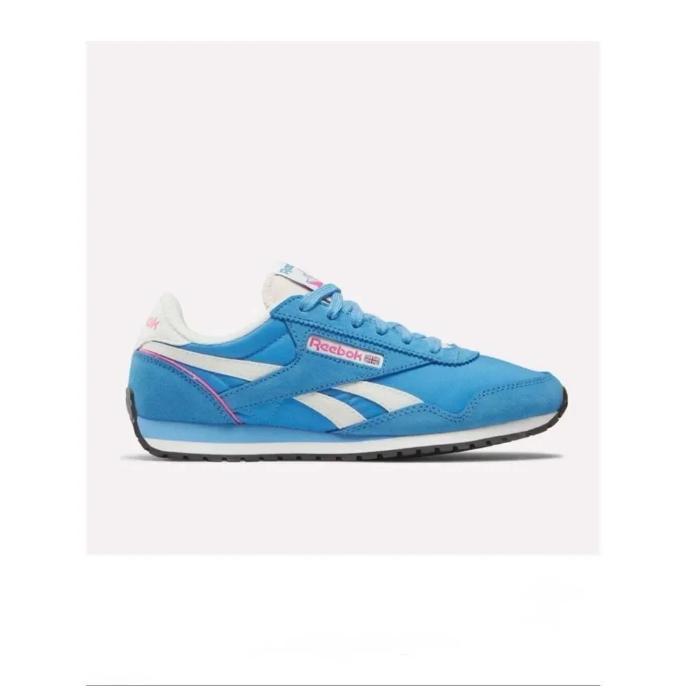 Reebok Classic Sz 10 AZ Retro Running Sneakers Blue Women’s Vintage 70s Style Ne